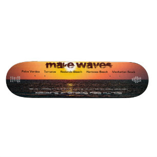 Make Waves Ltd. en Genummerde South Bay Sidewalk S Skateboard