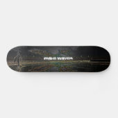 Make Waves Sunset Surfer Skateboard (Horizontaal)