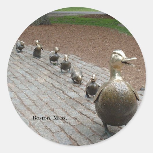 Make Way for Ducklings! Sticker (Voorkant)