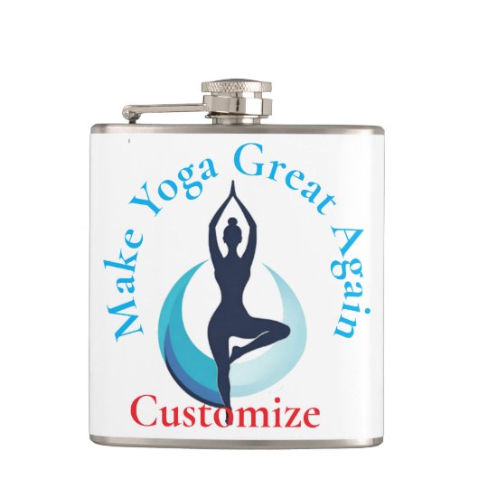 Make Yoga Great Again Thunder_Cove Heupfles (Voorkant)