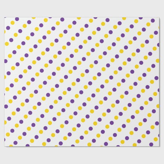 Make Your Gift Glow in Royal Purple & Gold Cadeaupapier (Vlak)