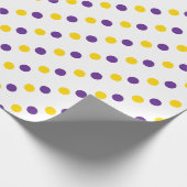 Make Your Gift Glow in Royal Purple & Gold Cadeaupapier (Hoek)