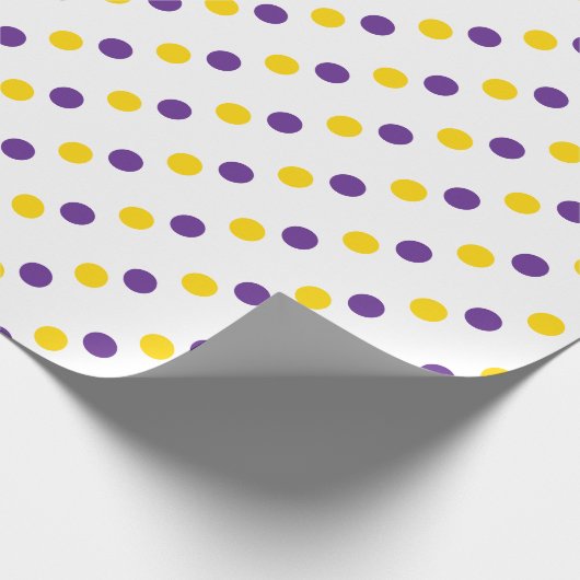 Make Your Gift Glow in Royal Purple & Gold Cadeaupapier (Hoek)