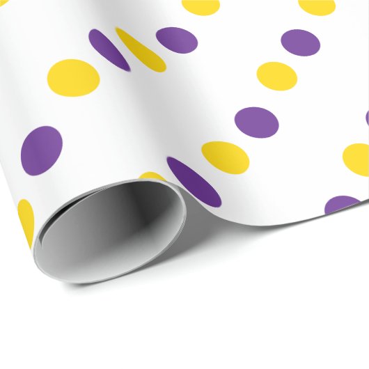 Make Your Gift Glow in Royal Purple & Gold Cadeaupapier (Rol Hoek)