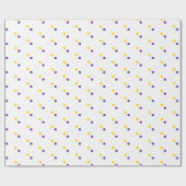 Make Your Gift Glow in Royal Purple & Gold Cadeaupapier (Vlak)