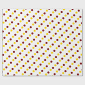 Make Your Gift Shine in Deep Red & Gold Cadeaupapier (Vlak)