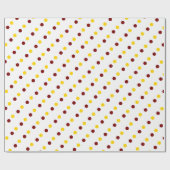 Make Your Gift Shine in Deep Red & Gold Cadeaupapier (Vlak)