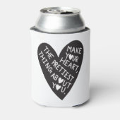 Make your Heart Pretiest thing about you Blikjeskoeler (Blikje Achterkant)