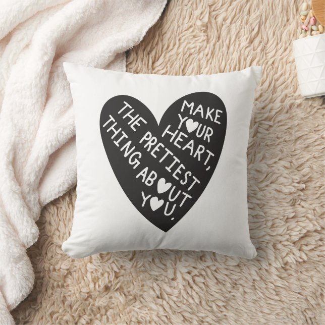 Make your Heart Pretiest thing about you Kussen (Deken)