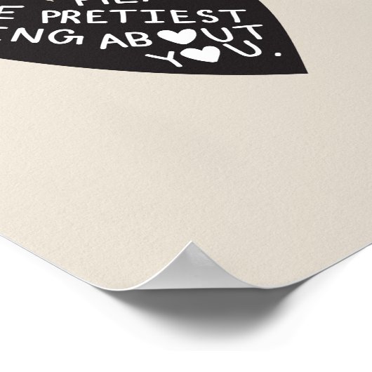 Make your Heart Pretiest thing about you Poster (Hoek)