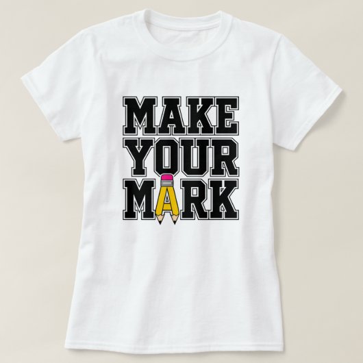 Make Your Mark School Ontwerp T-shirt (Design voorkant)