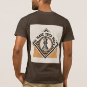 Make Your Move – Chess Piece Design T-shirt (Achterkant)