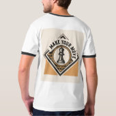 Make Your Move – Chess Piece Design T-shirt (Achterkant)