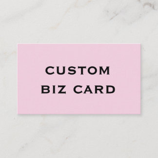 MAKE YOUR OWN BUSINESS CARDS PINK VISITEKAARTJE