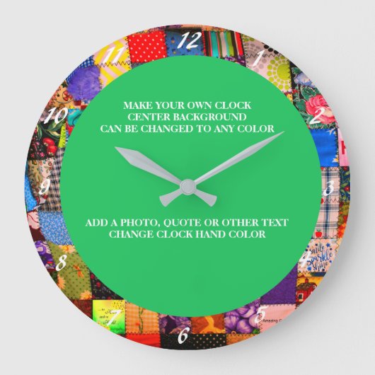 MAKE YOUR OWN CLOCK GROTE KLOK (Voorkant)