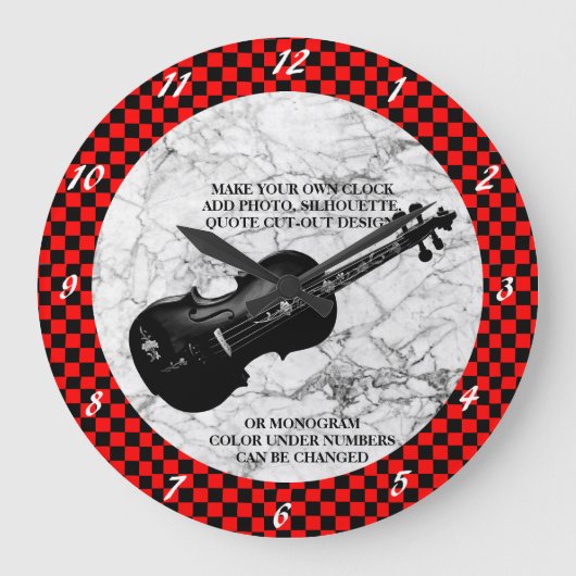 MAKE YOUR OWN CLOCK GROTE KLOK (Voorkant)