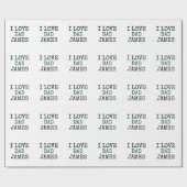 Make your own custom with name Father's Cadeaupapier (Vlak)