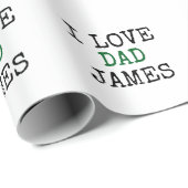 Make your own custom with name Father's Cadeaupapier (Rol Hoek)