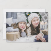 Make your own family collage berries Christmas Feestdagenkaart (Achterkant)