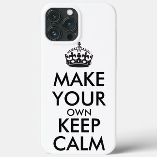 Make your own keep calm - black Case-Mate iPhone case