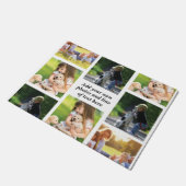 Make your own photo collage and text deurmat (Schuin)