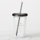 Make Your Own Simple Acryl Drinkbeker (Achterkant)