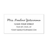 Make your own Simple return address  Zelfinktende Stempel (Design)