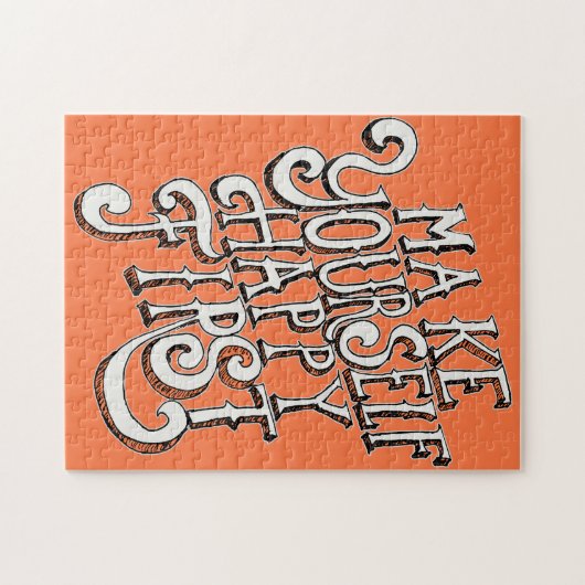 Make Yourself Happy First Legpuzzel (Horizontaal)