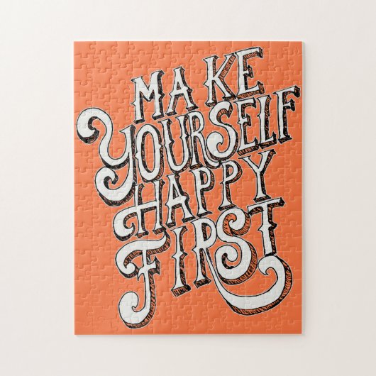 Make Yourself Happy First Legpuzzel (Verticaal)