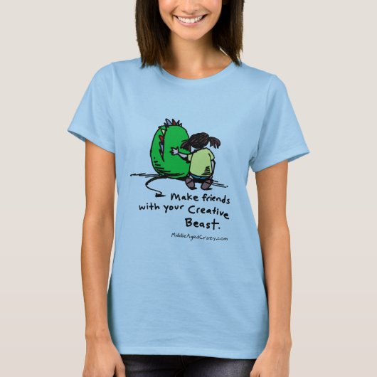 makefriends Dames T-shirt (Voorkant)