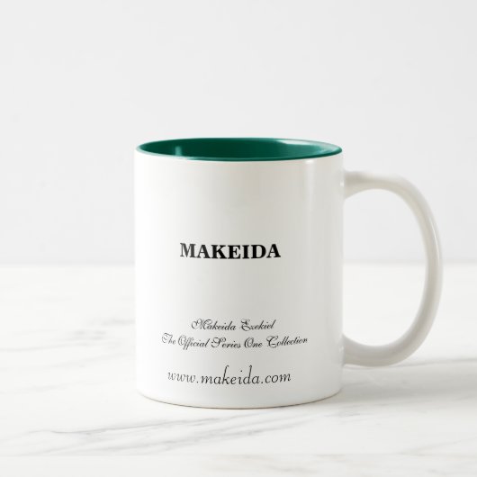 Makeida - Cup Collectie Tweekleurige Koffiemok (Rechts)