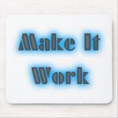 makeiworkBLUE3BIGGGER Muismat (Voorkant)