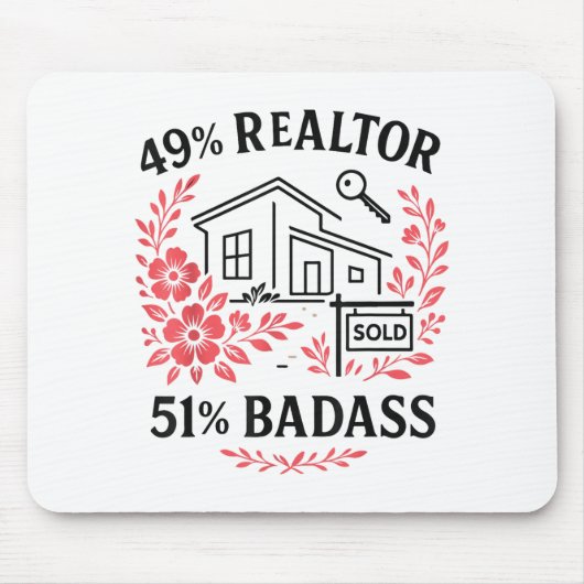 Makelaar 49% Makelaar 51% Slecht Muismat (Voorkant)