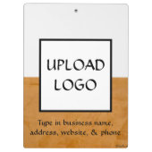 Makelaar aangepast logo klembord (Achterkant)