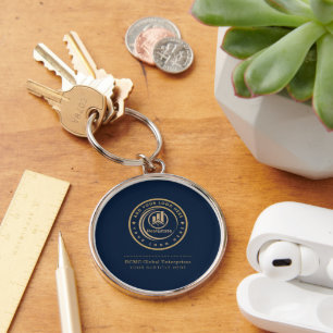 Makelaar   Aangepast logo vastgoed branding Sleutelhanger