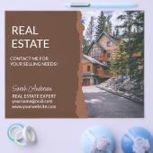 Makelaar boerderij  CARD winkelbord Flyer (Enkel)