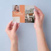 Makelaar buurman HALLO herfst najaar Flyer (Hand)
