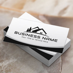 Makelaar Custom House Logo Professional Visitekaartje
