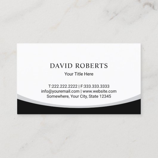 Makelaar Custom House Logo Professional Visitekaartje (Achterkant)