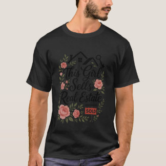Makelaar Dit Meisje Verkoopt Onroerend Goed T-shirt