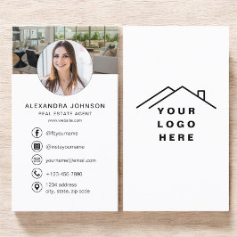 Makelaar Foto Logo Social Media Visitekaartje