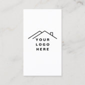 Makelaar Foto Logo Social Media Visitekaartje (Achterkant)