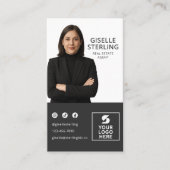 Makelaar Foto Logo Visitekaartje (Voorkant)