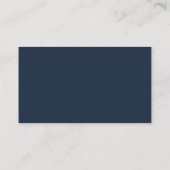 Makelaar Foto Navyblauw Goud Visitekaartje (Achterkant)