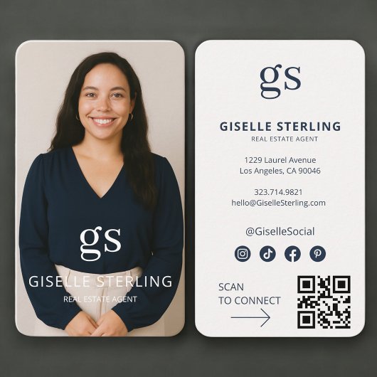 Makelaar Foto QR Code Professioneel Visitekaartje