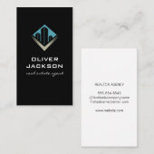 Makelaar | Gebouw Icoon Visitekaartje (Voorkant / Achterkant)