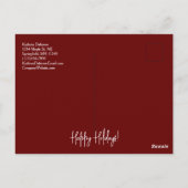 Makelaar "Geen Plaats Zoals Thuis" Vakantieansicht Briefkaart (Achterkant)