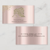 Makelaar Goud Huis Bouwen Diamanten Visitekaartje (Voorkant / Achterkant)