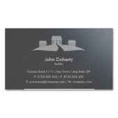 makelaar | Grafisch Platina Visitekaartje Magneet (Voorkant)