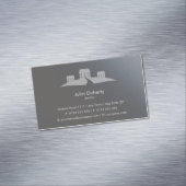 makelaar | Grafisch Platina Visitekaartje Magneet (Voorbeeld)